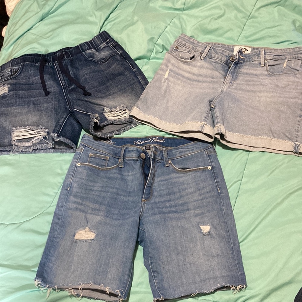 3 pair shorts (2regular 1 Bermuda)